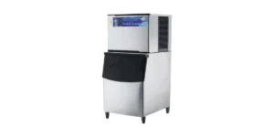เครื่องทำน้ำแข็งขนาดกลาง Ice Maker ODT-300 เครื่องทำน้ำแข็งขนาดเล็ก Ice Maker ODT-300 รุ่นถังเก็บแยก กำลังผลิต 300 กิโลกรัม/24 ชั่วโมง สามารถผลิตน้ำแข็งได้รวดเร็วภายใน 20 นาที เหมาะสำหรับร้านกาแฟ คาเฟ่ ร้านอาหารขนาดกลาง โรงแรม โรงอาหาร ที่ต้องการใช้น้ำแข็งอย่างต่อเนื่องในปริมาณที่สม่ำเสมอและค่อนข้างมากในแต่ละวัน ใช้งานง่าย และประหยัดพลังงาน ขนาดเครื่องทำน้ำแข็ง 77cm*92cm*176cm